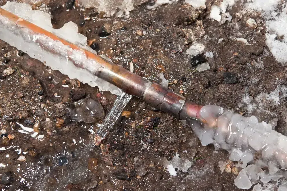 frozen pipe in prescott Valley, AZ.