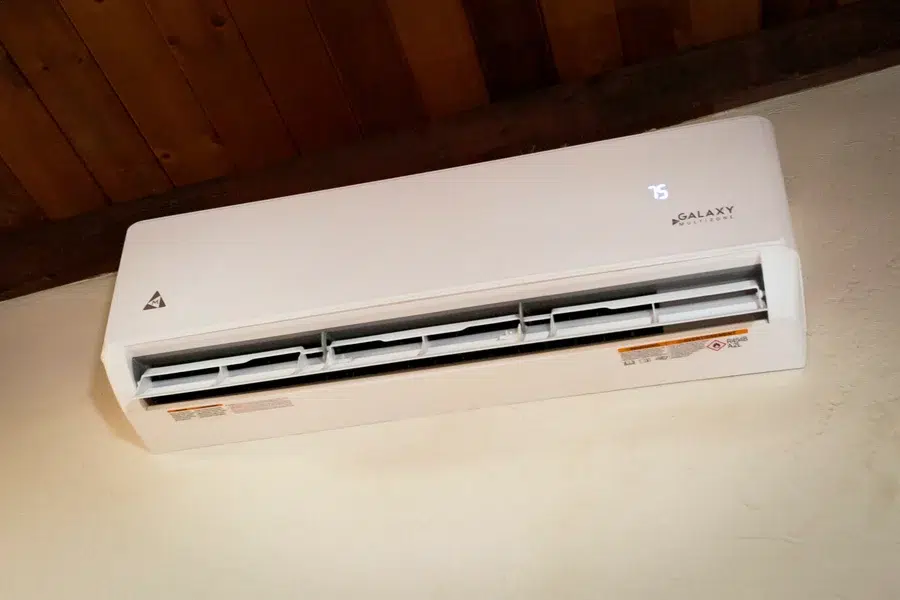 Galaxy brand mini split heat and cool system indoor unit installed by Goettl's – Prescott Valley AZ